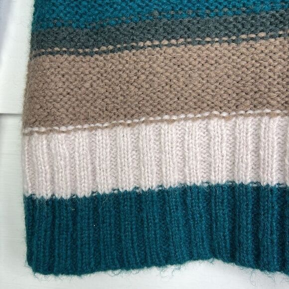 Natural Reflections Striped Knit V-Neck Sweater Women’s Size Small - Picture 9 of 9